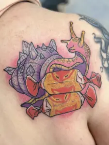 tatuointi-neotraditional-etana-kristalli-kettukarkki-konvehti.