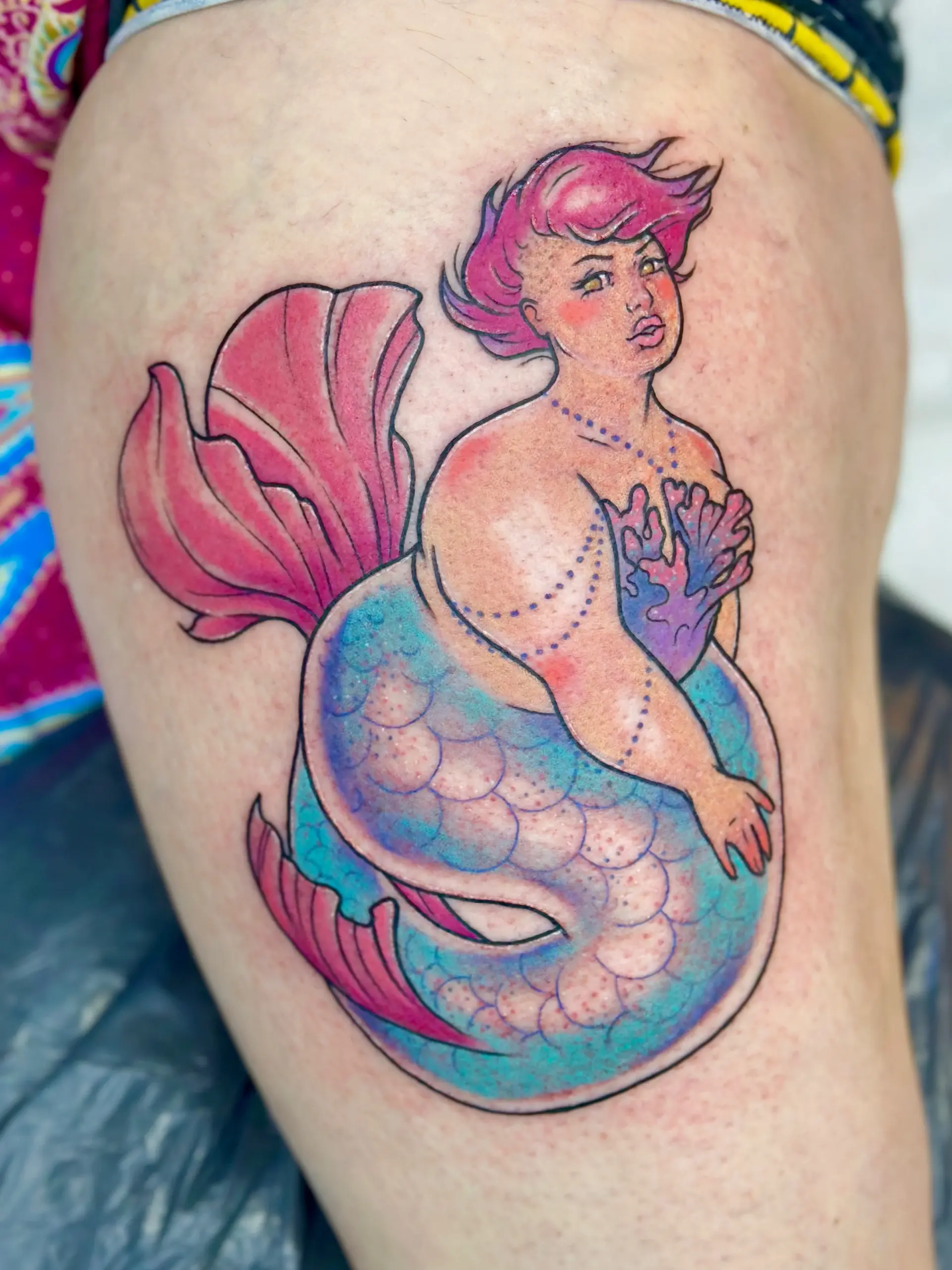 tatuointi-neotraditional-merenneito