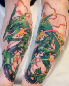 tatuointi-neotraditional-rayquaza-pokemon