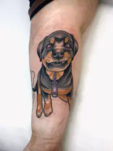 tatuointi-rottwailer-pentu-neotraditional-